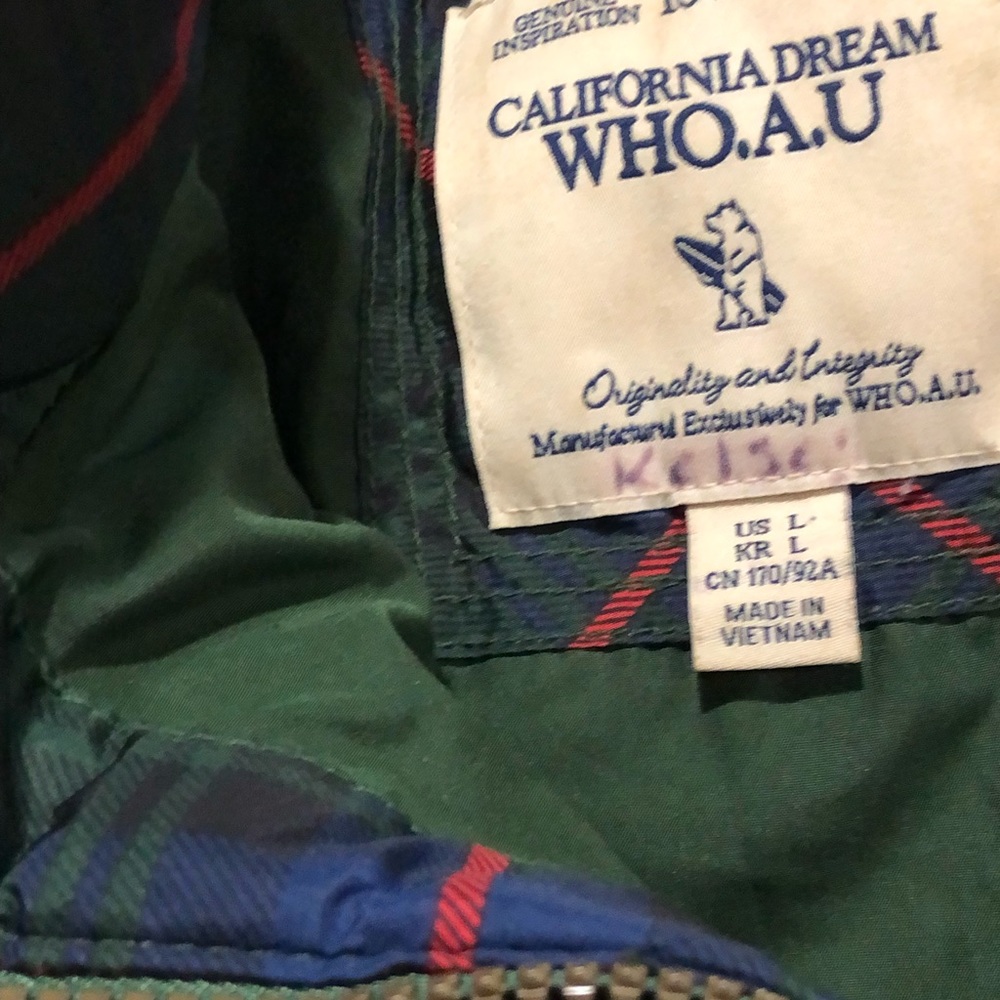 WHO.A.U Check Pattern Puff Vest Large - Picture 6 of 8